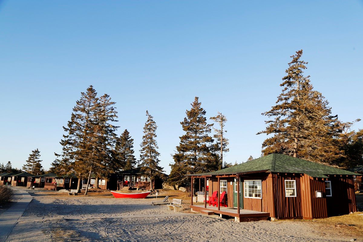 White Point Beach Resort cabins