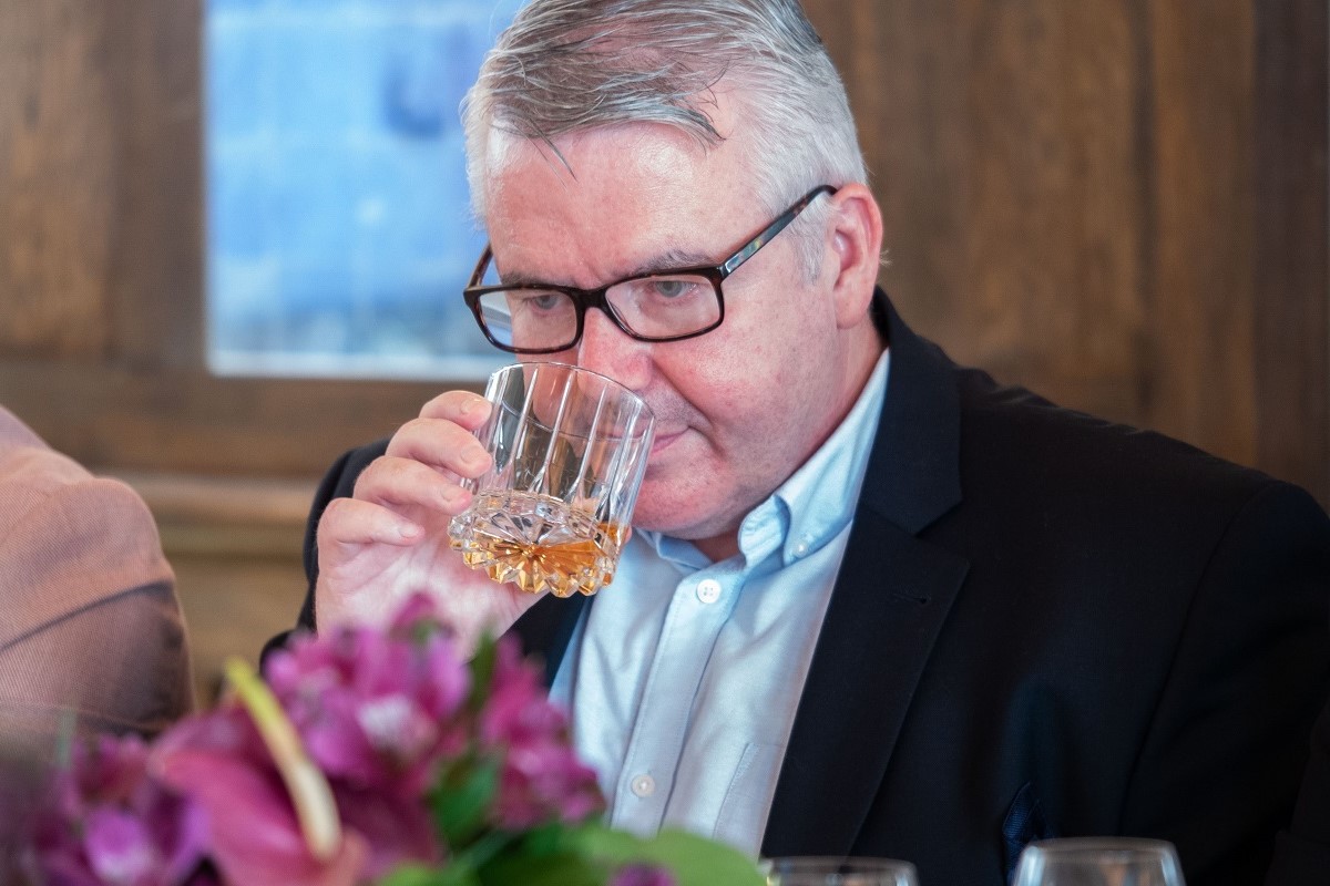 Allan Anderson Master Distiller of the Carpathian Single Malt Whisky for the Alexandrion Group