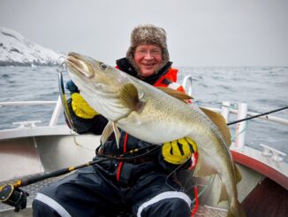 Winter cod fishing in Nusfjord Lofoten