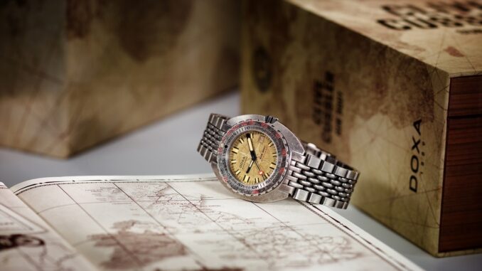 DOXA SUB 300T Clive Cussler Edition with stainless steel bracelet