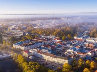Tartu Old Town in Estonia