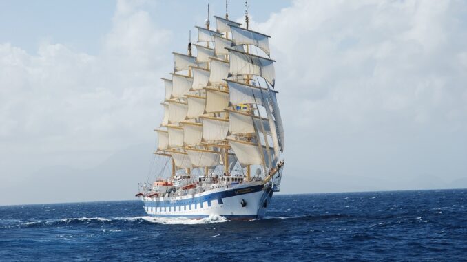 Royal Clipper in Guadeloupe