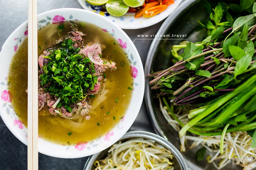 Famous Vietnamese Pho dish