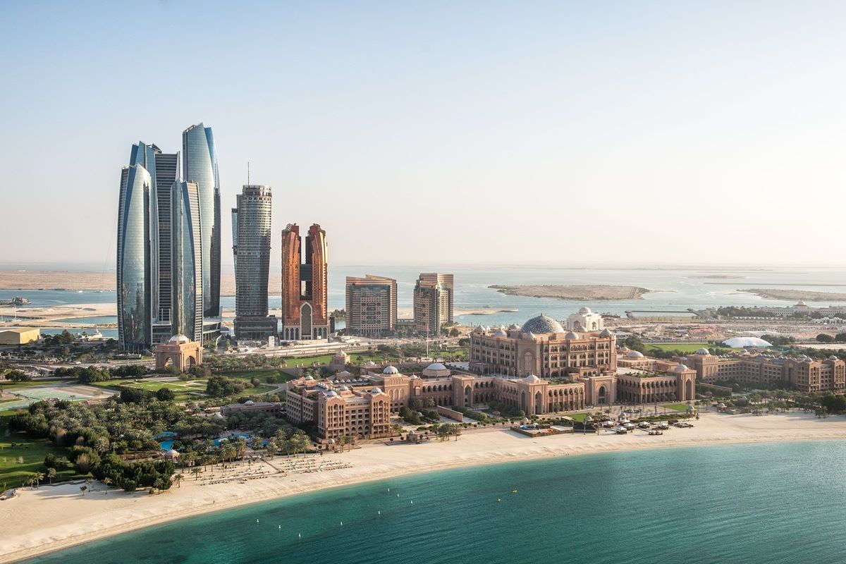 Abu Dhabi in Persian Gulf