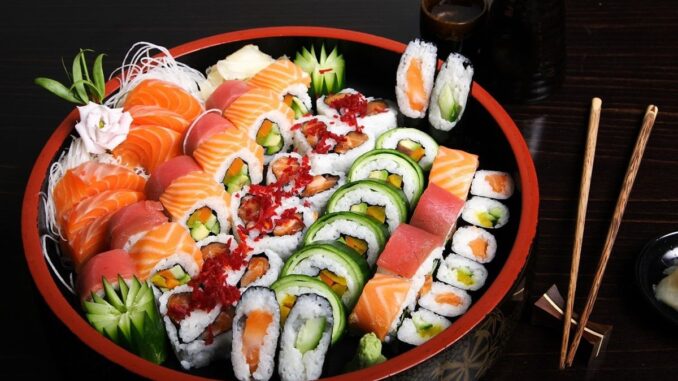 Japanese Sashimi and Sushi