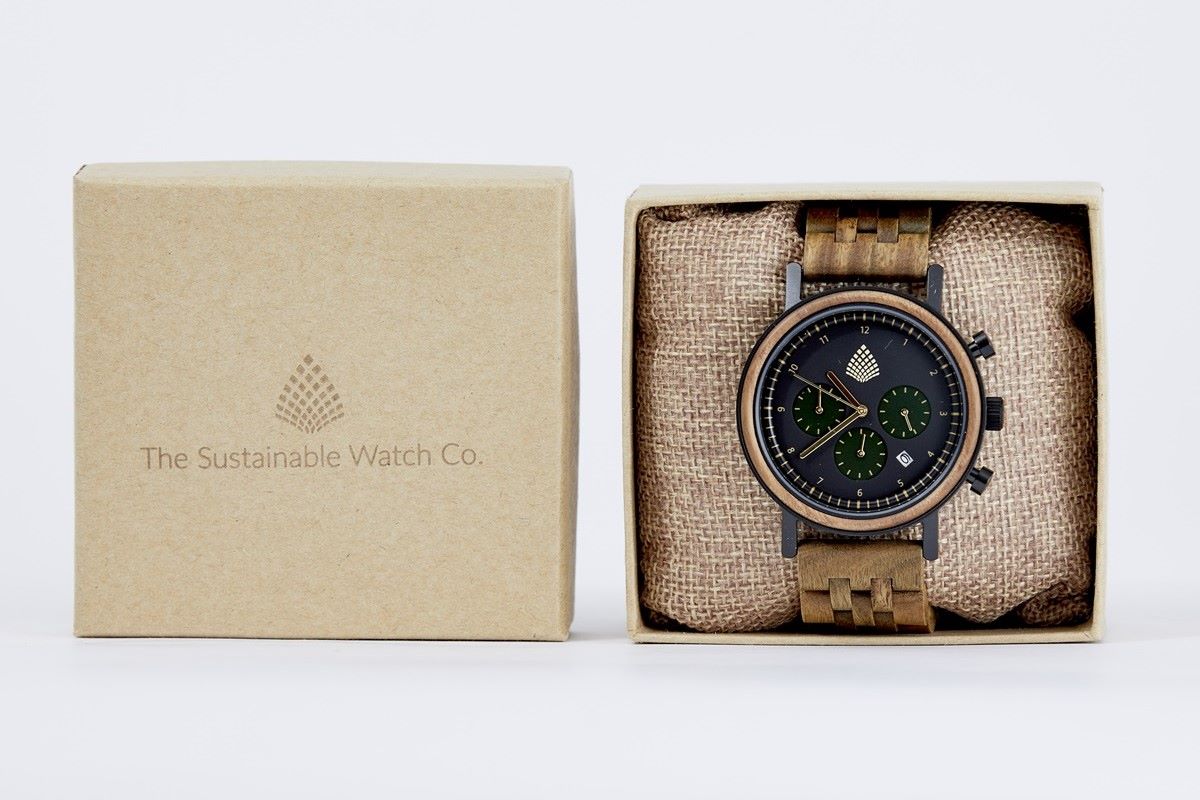 The Sustainable Watch Company packaging
