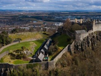 Aerial view of Stirling Castle