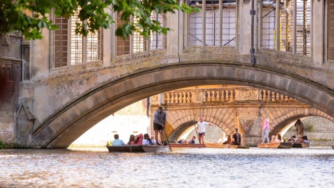Bridge of Sighs in Cambridge