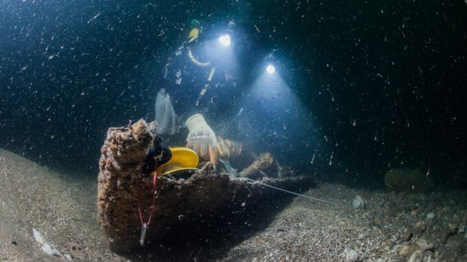 Diving for shipwrecks