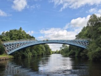 Aldford Iron Bridge in Chester