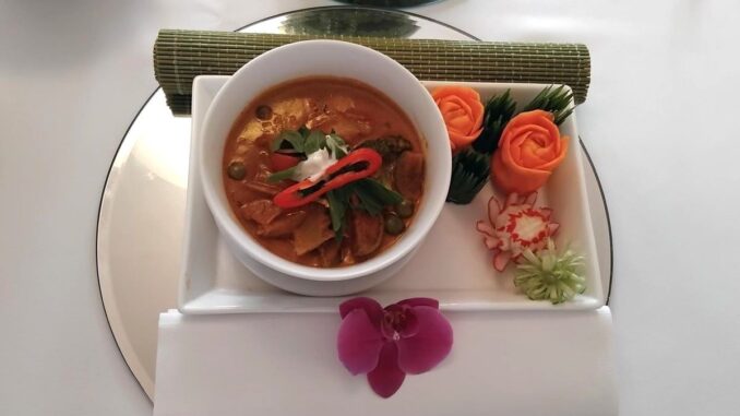 krua thai dish on Krua Thai Cookery School dish