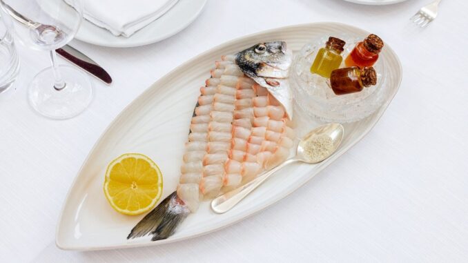 sea bream carpaccio Sea Bream Carpaccio