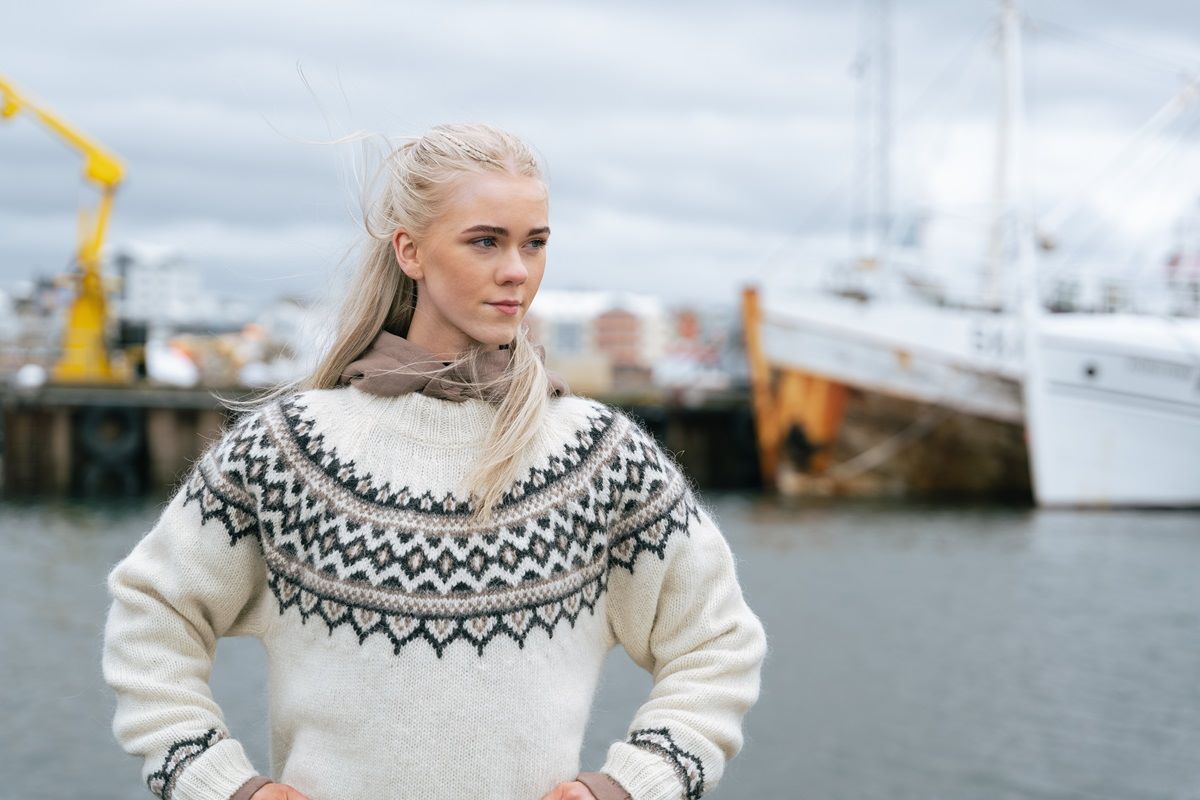 White Icewear sweater