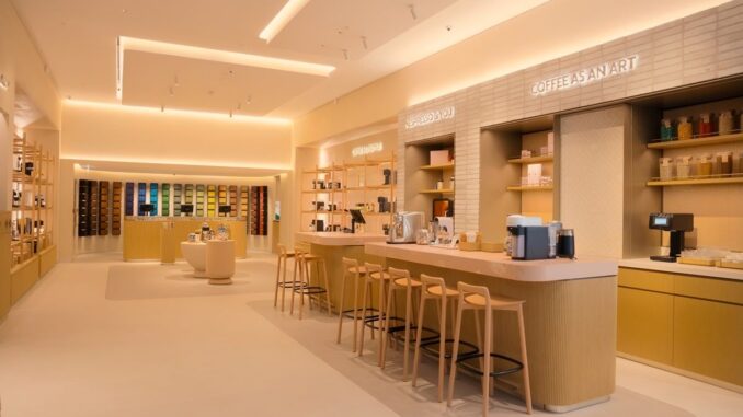 St James Quarter Nespresso Boutique interior