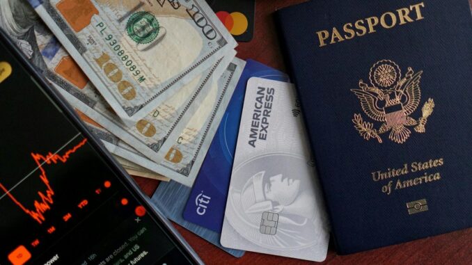 Passport and money