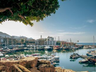 Cyprus village and boats