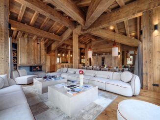 Chalet Cervinia living area