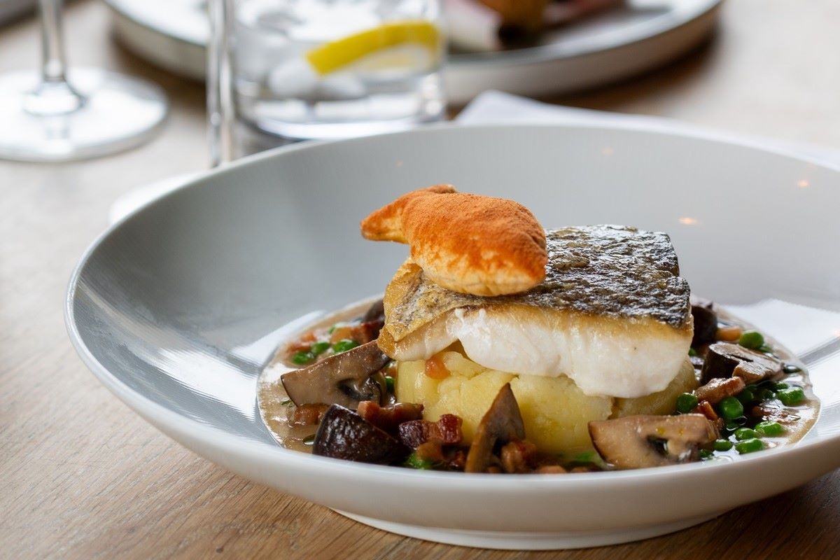 Brasserie fish dish