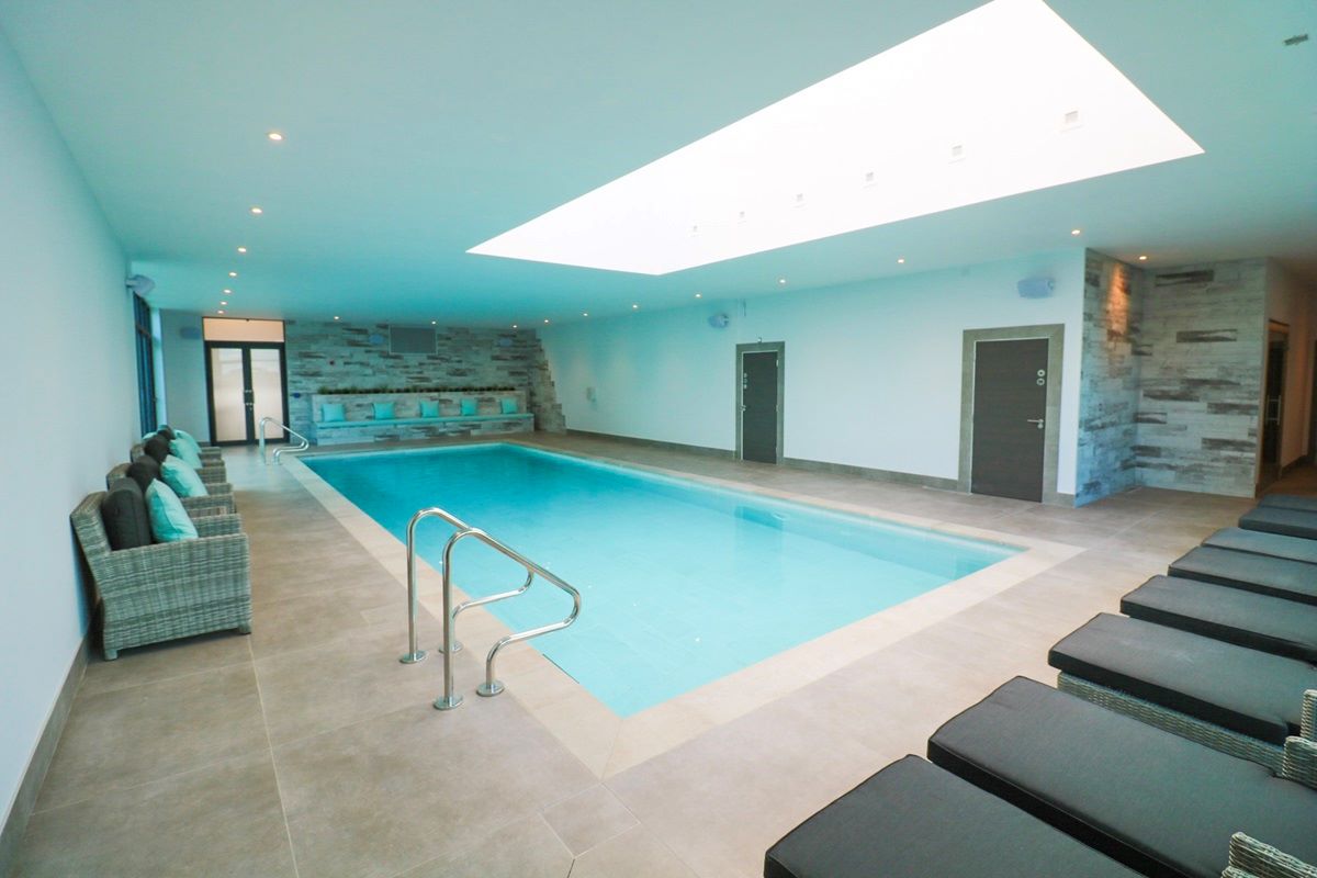 Glass House indoor pool