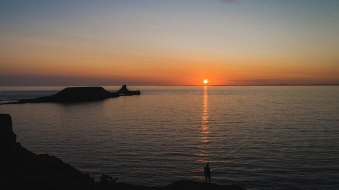 Gwyr (Gower Peninsula) in Wales