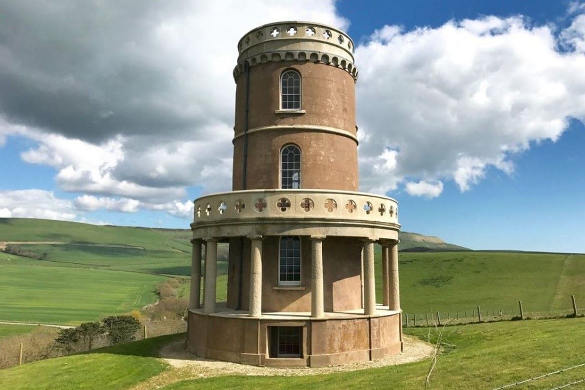 Clavell Tower in Kimmeridge on Jurassic Coast