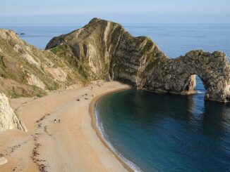 Durdle Door on Dorset coast