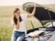 Woman broken down emergency