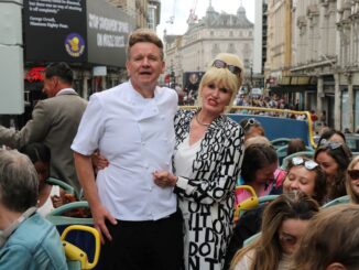 Gordon Ramsay and Joanna Lumley