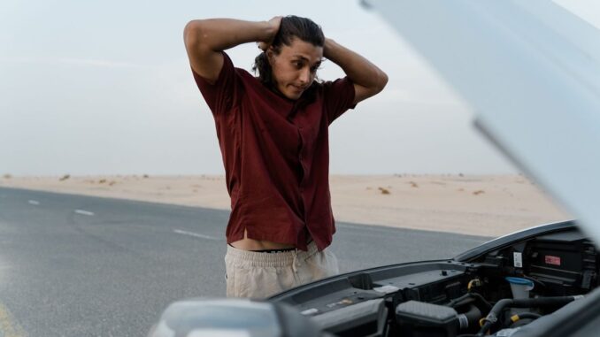 Man broken down