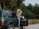 SUV on a road trip