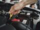 Checking engine oil diptstick