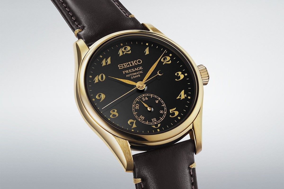 Presage Craftmanship Urushi Lacquer Laurel dial