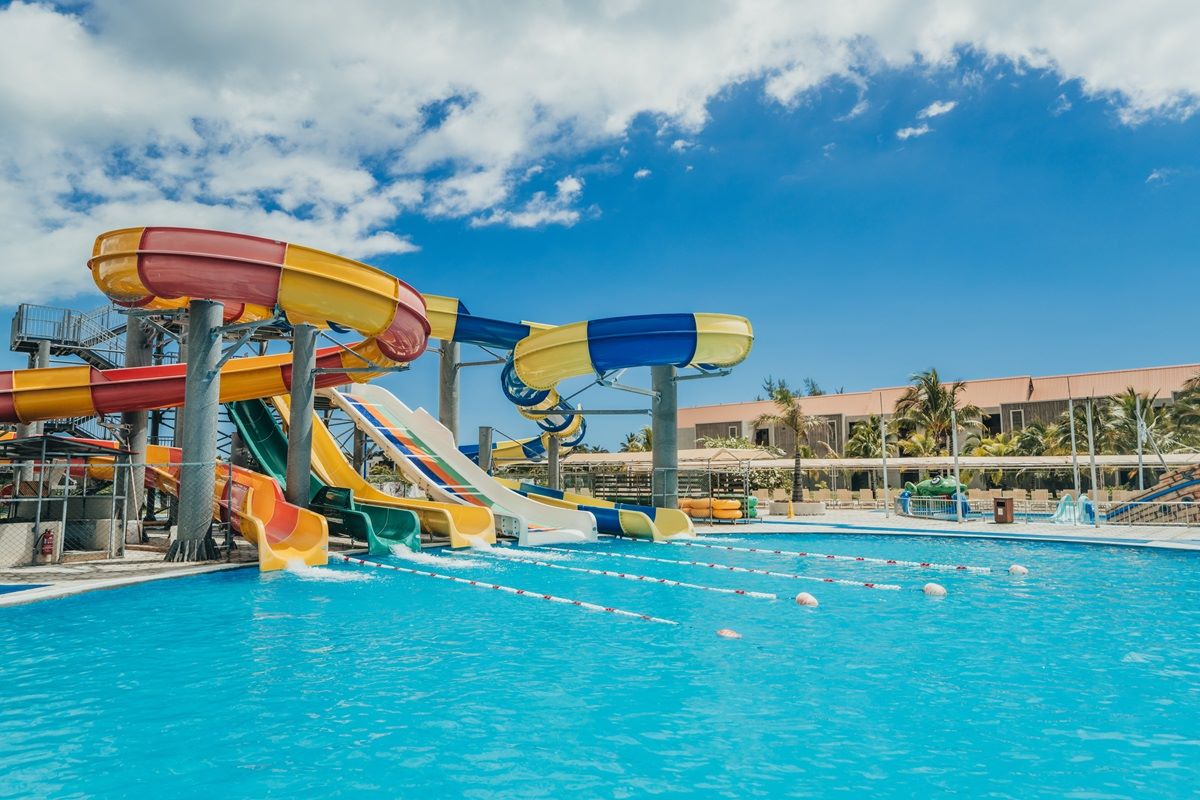 Aqualand Waterpark water slides