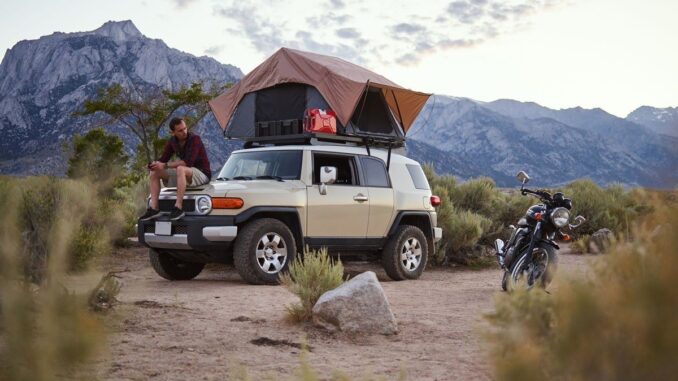 Road trip camping
