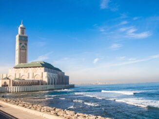 Hassan II Mosque in Casablanca, Morocco
