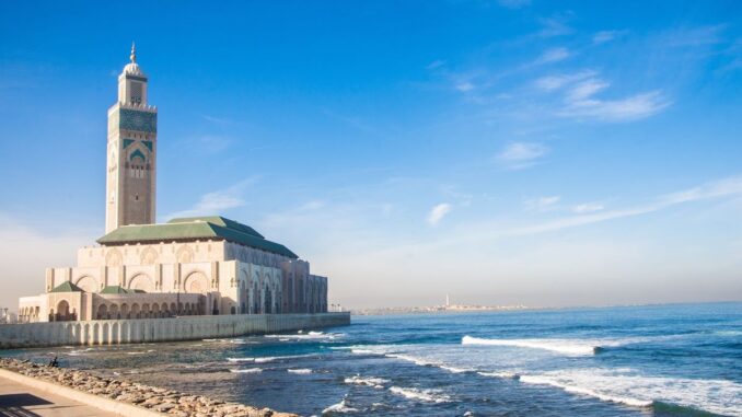 Hassan II Mosque in Casablanca, Morocco