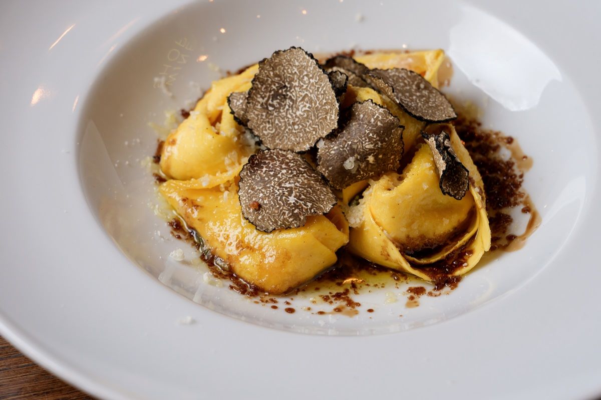 Pasta and truffles
