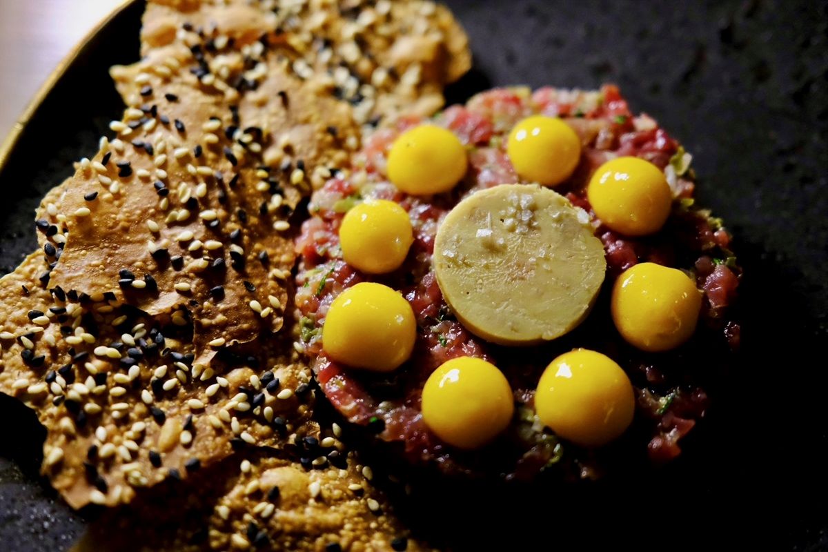 Veal tartare at Palacete Severo
